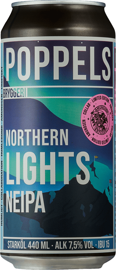 Poppels- Northern Lights NEIPA 7.5% ABV 440ml Can