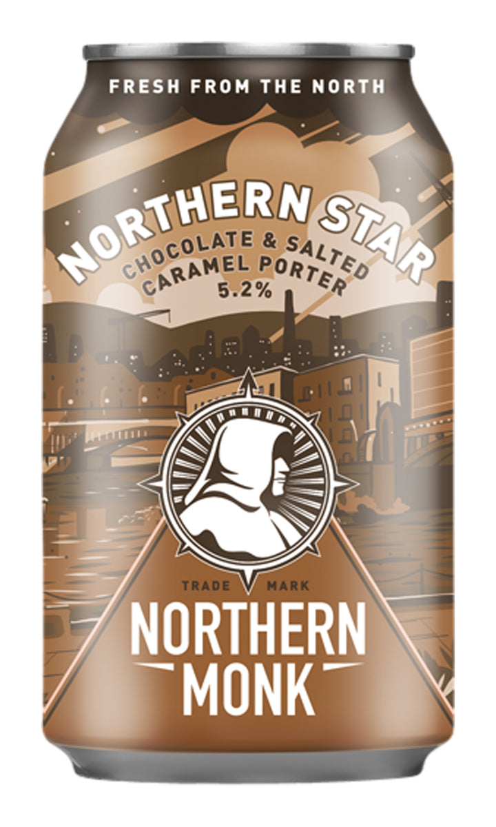 Northern Monk- Northern Star Chocolate Caramel Biscuit Porter 5.2% ABV 330ml Can