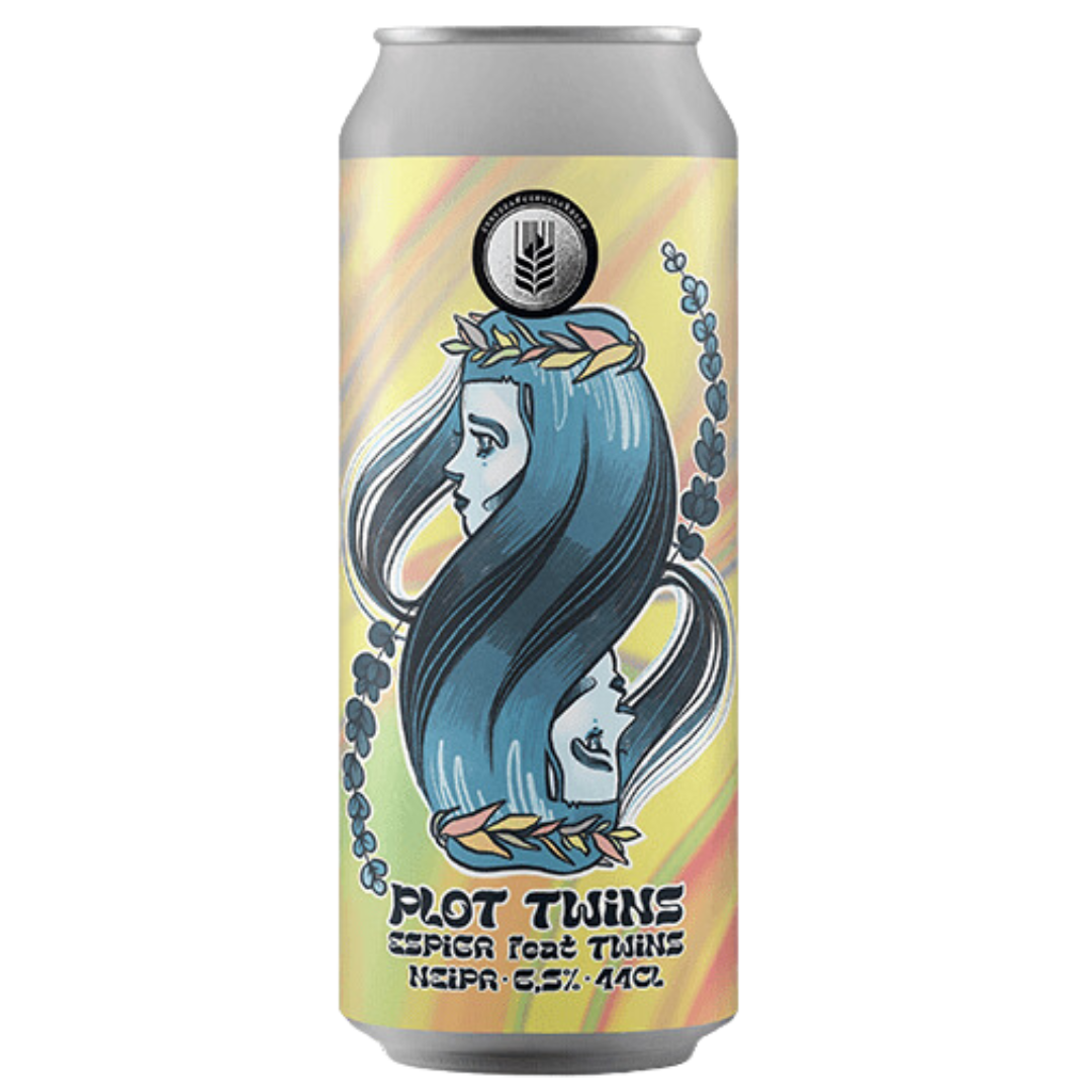 Cervesa Espiga X Twins Craft Beer- Plot Twins NEIPA 6.5% ABV 440ml Can