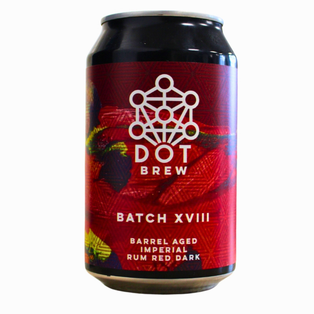 DOT Brew- BA Imperial Rum Red Dark Batch XVIII Ale 12% ABV 330ml Can