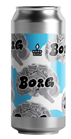 Garage Beer Co- Borg DIPA 8.0% ABV 440ml Can