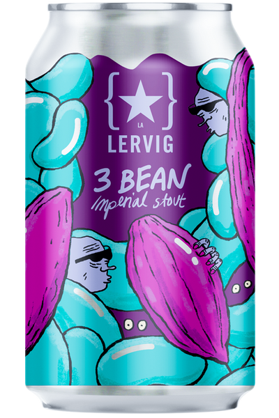 Lervig- 3 Bean 12% ABV Stout 330ml Can
