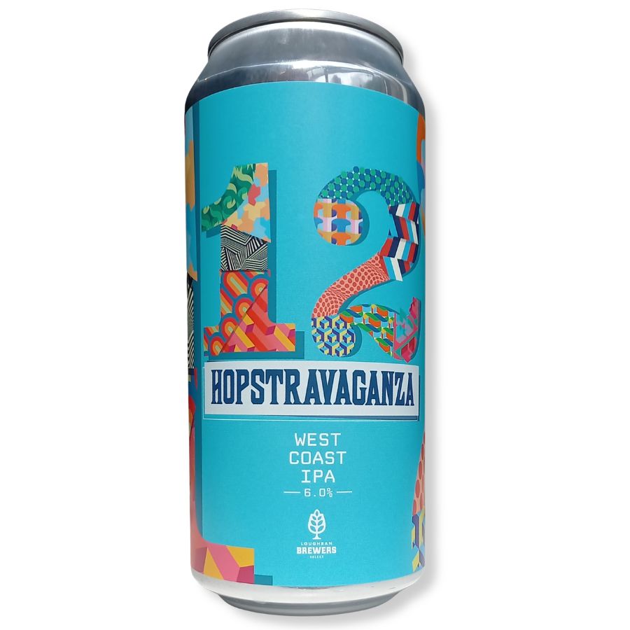 The White Hag X Loughran Brewers- Hopstravaganza 12 West Coast IPA 6.0% ABV 440ml
