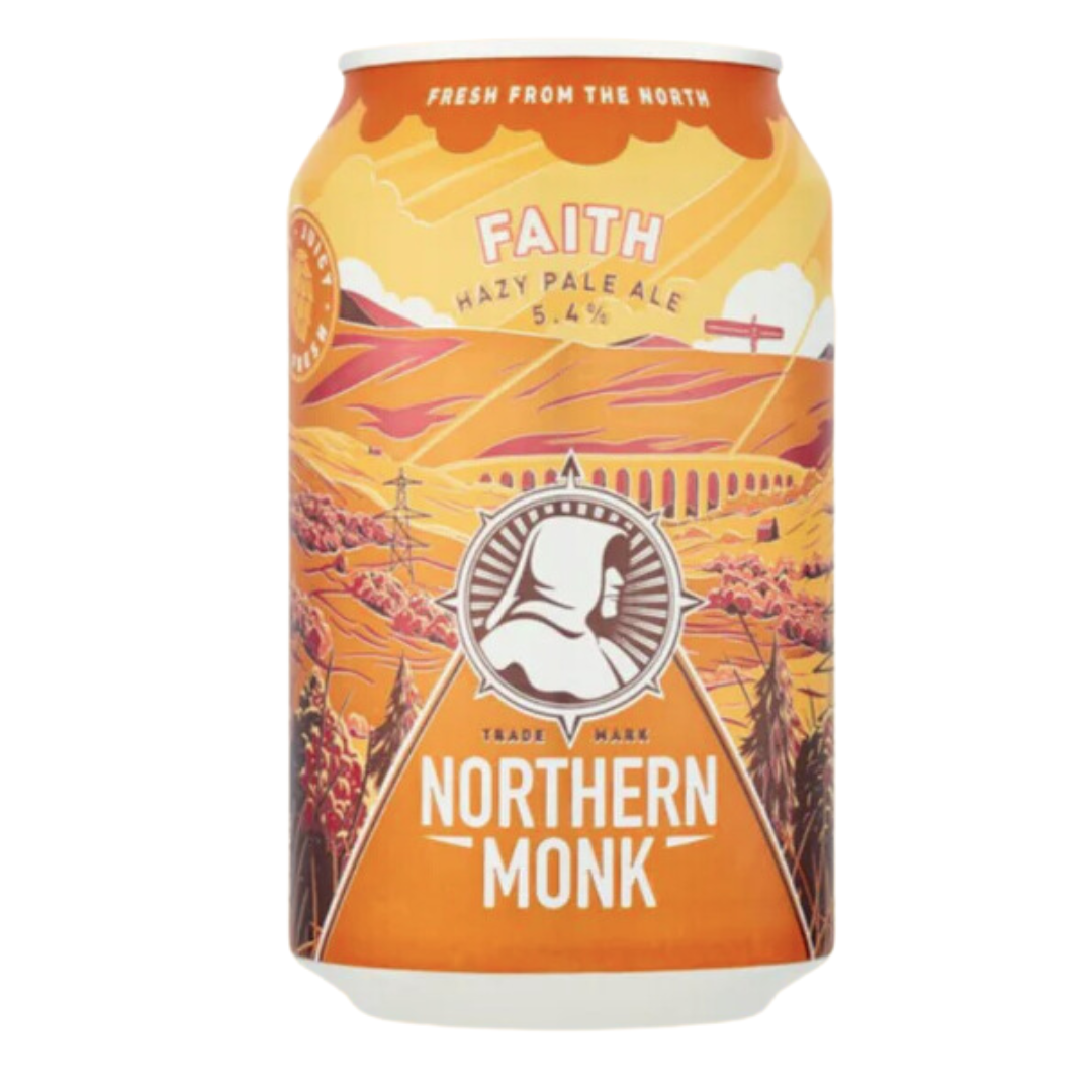 Northern Monk- Faith Hazy Pale Ale 5.4% ABV 330ml Can