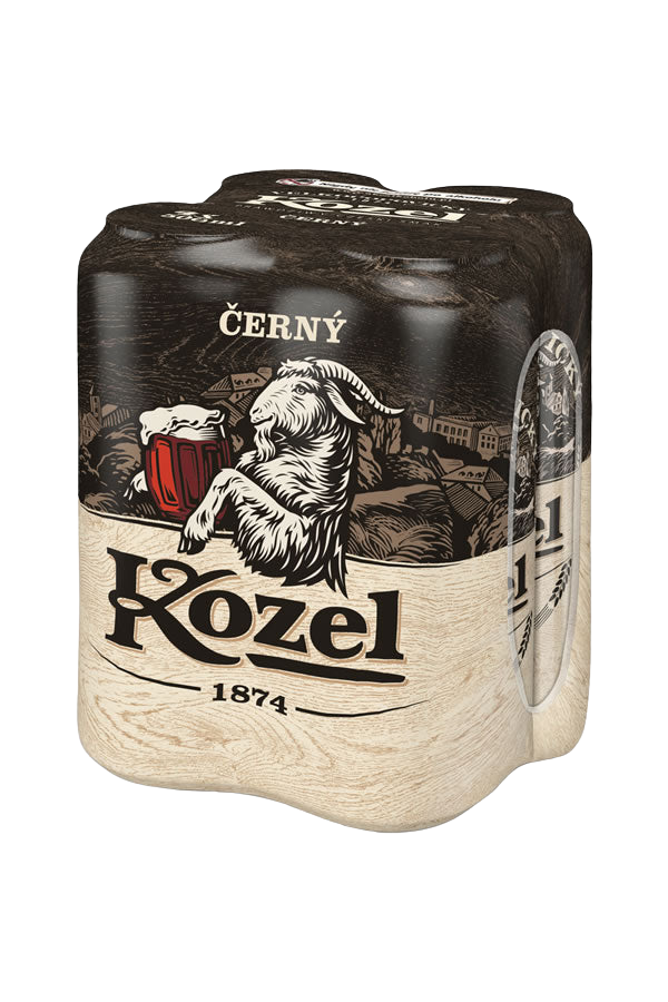 Pivovar Velké Popovice- Kozel Černý Lager 3.8% ABV 500ml Can