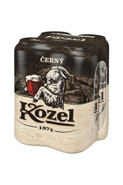 Pivovar Velké Popovice- Kozel Černý Lager 3.8% ABV 500ml Can