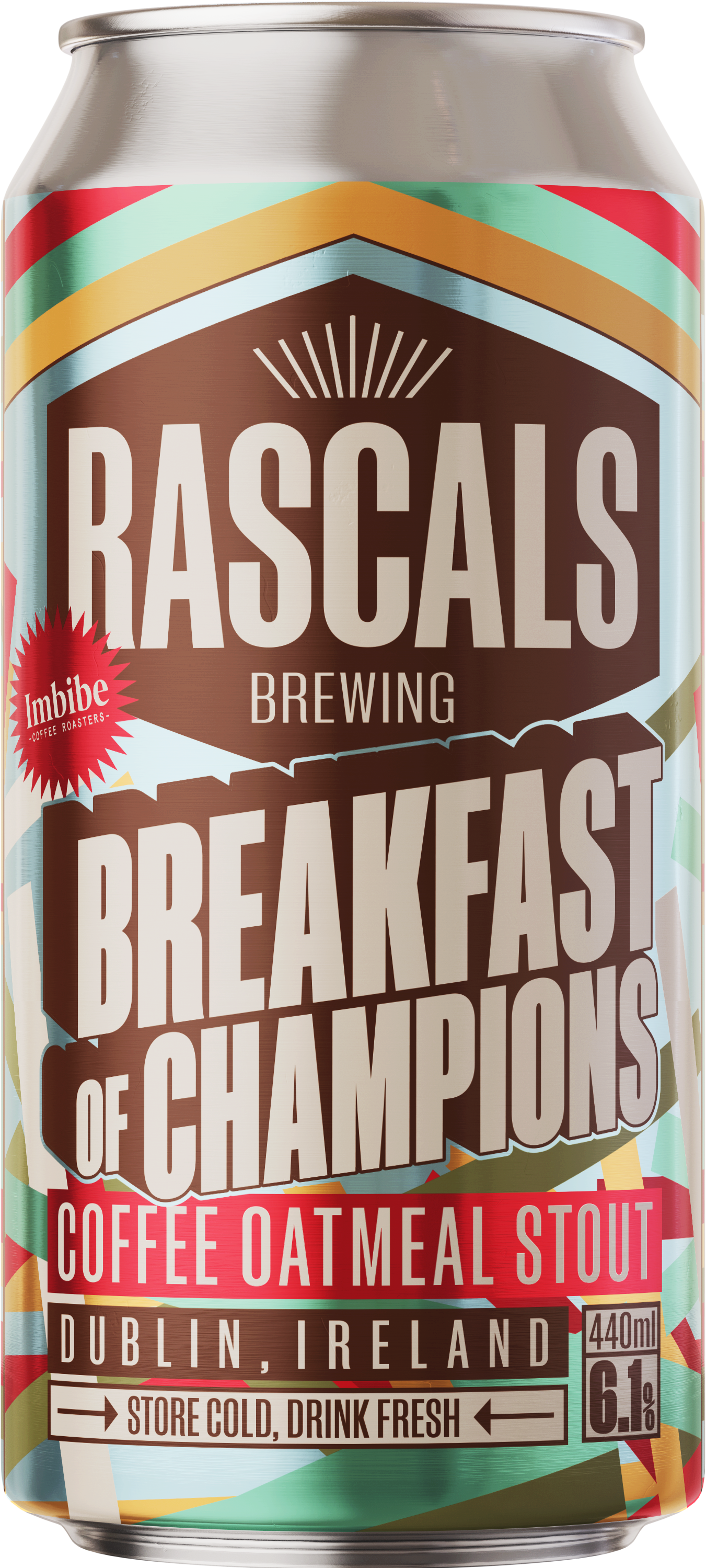 Rascals - Breakfast Of Champions Coffee Oatmeal Stout 6.1% ABV 440ml Can