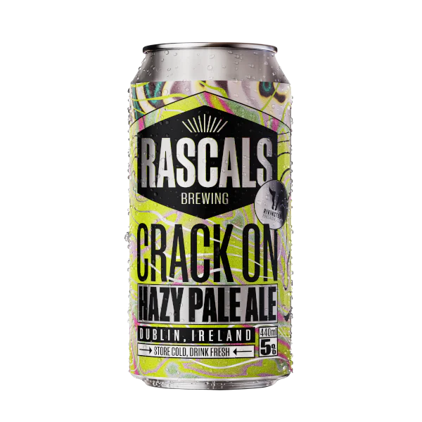 Rascals - Crack On Hazy Pale Ale 5.0% ABV 440ml Can