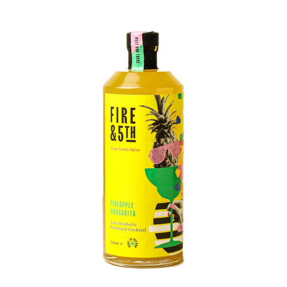 Fire & 5th Pineapple Margarita Non-Alcoholic Cocktail 700ml