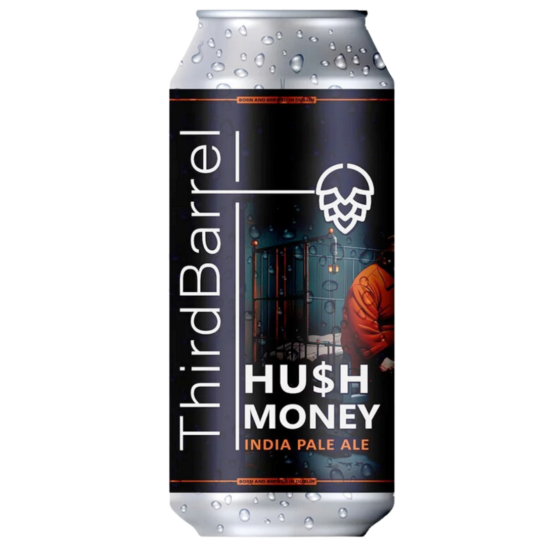 Third Barrel- Hush Money IPA 5.9% ABV 440ml Can