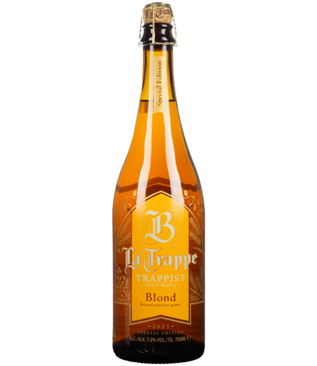 Trappist- Four Grains Blond 7.0% ABV 750ml Bottle