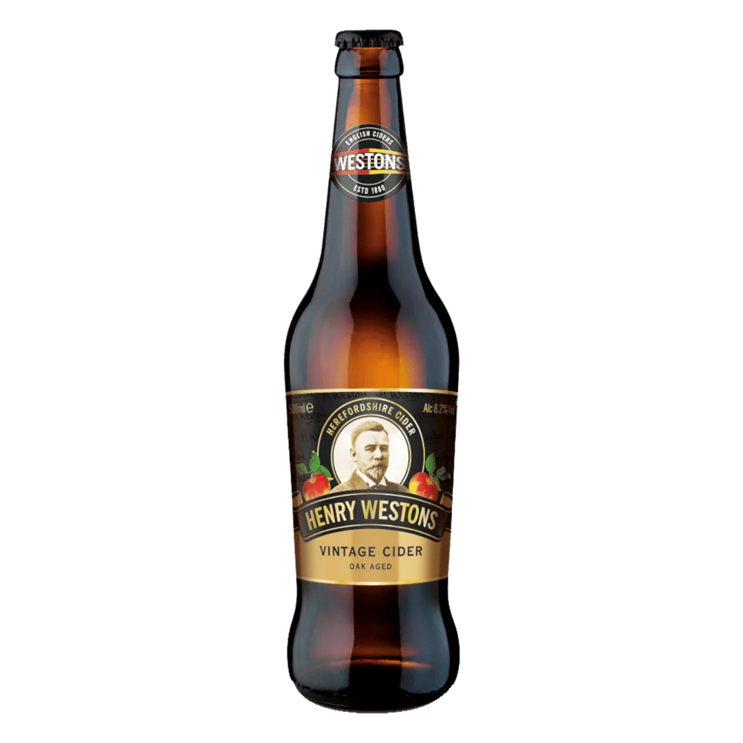 Henry Westons- Organic Cider 6% ABV 500ml Bottle Case of 12