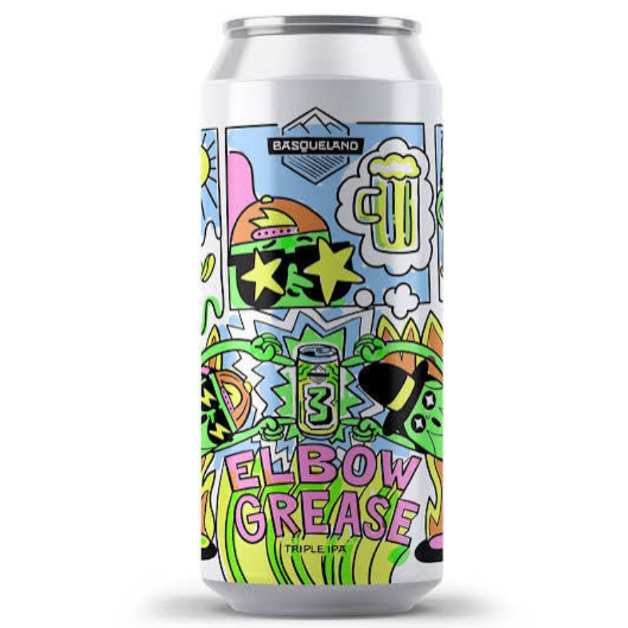 Basqueland Brewing- Elbow Grease Triple IPA 10% ABV 440ml