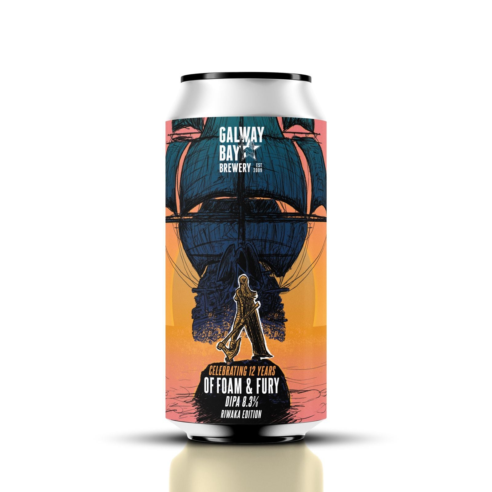 Galway Bay Brewery - Of Foam & Fury DIPA 8.3% ABV 440ml Can