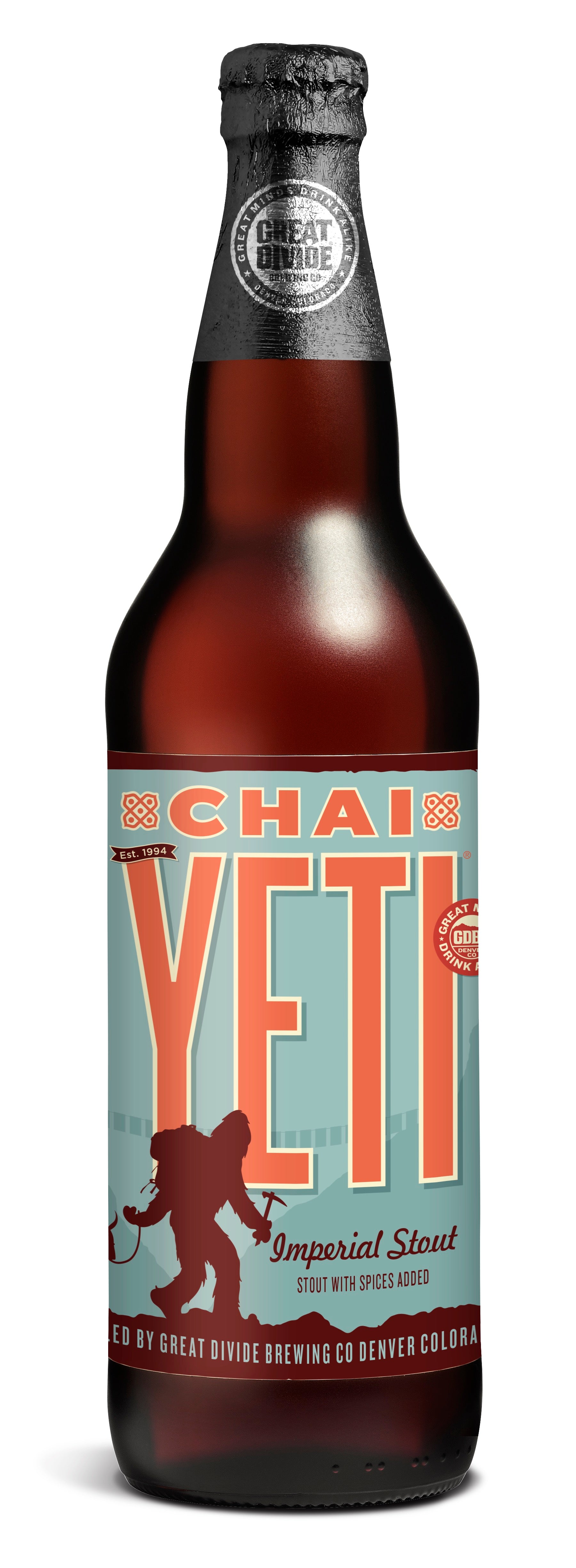 Great Divide Brewing- Chai Yeti Imperial Stout 9.5% ABV 650ml Bottle