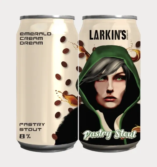 Larkin's Brewing- Emerald Cream Dream Stout 8% ABV 440ml Can