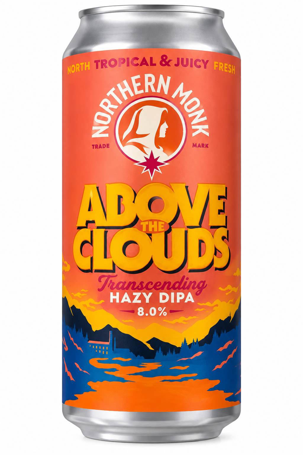 Northern Monk Above The Clouds Hazy DIPA 440ml can