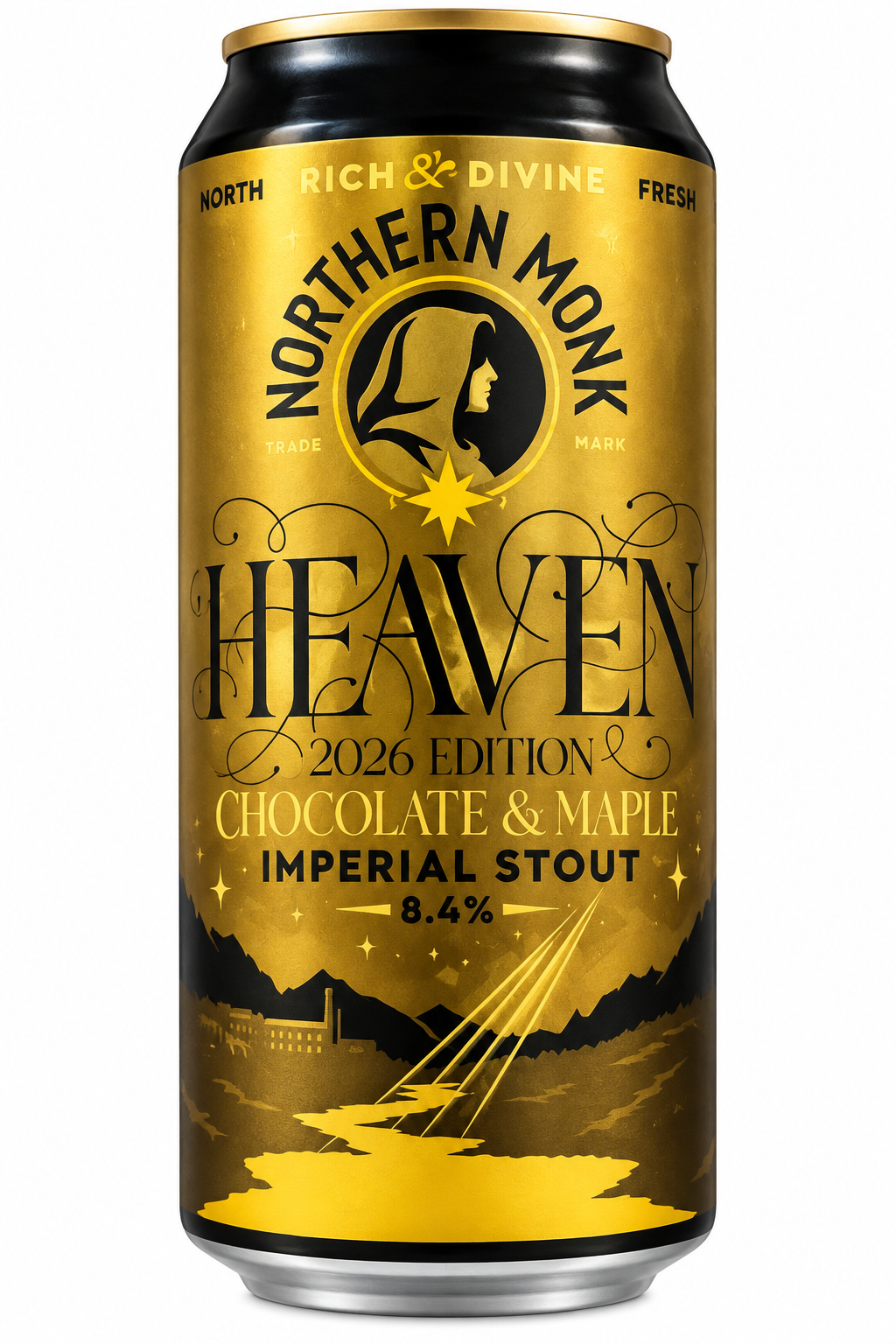 Northern Monk Heaven 2026 Chocolate & Maple Imperial Stout 440ml can