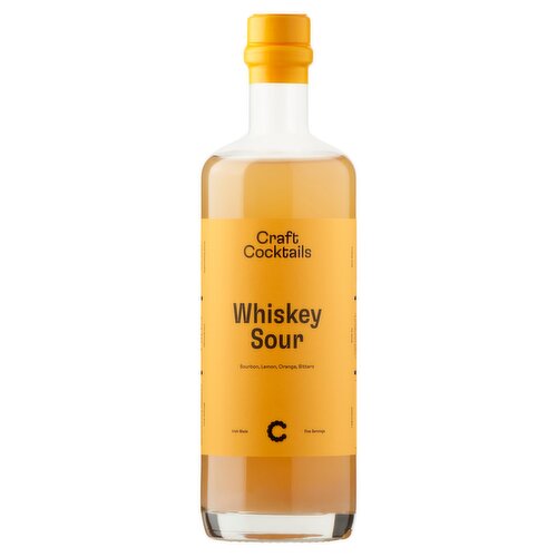 Craft Cocktails - Whiskey Sour 18% ABV 500ml