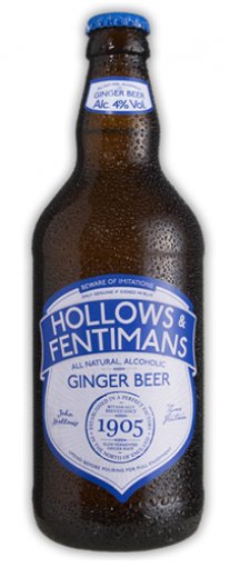 Hollows & Fentimans - Superior Ginger Beer 4% ABV 500ml Bottle