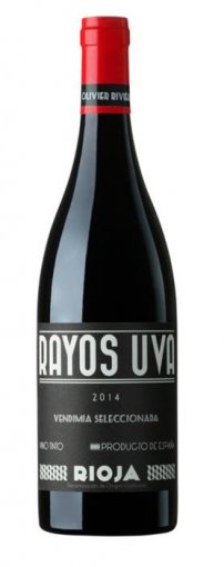rayos uva vino tinto vendimia seleccionada 2021