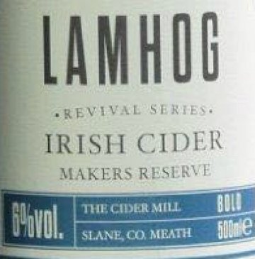 the cider mill lamhog maker's reserve irish cider