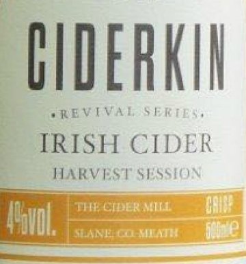 the cider mill ciderkin harvest session irish dry cider