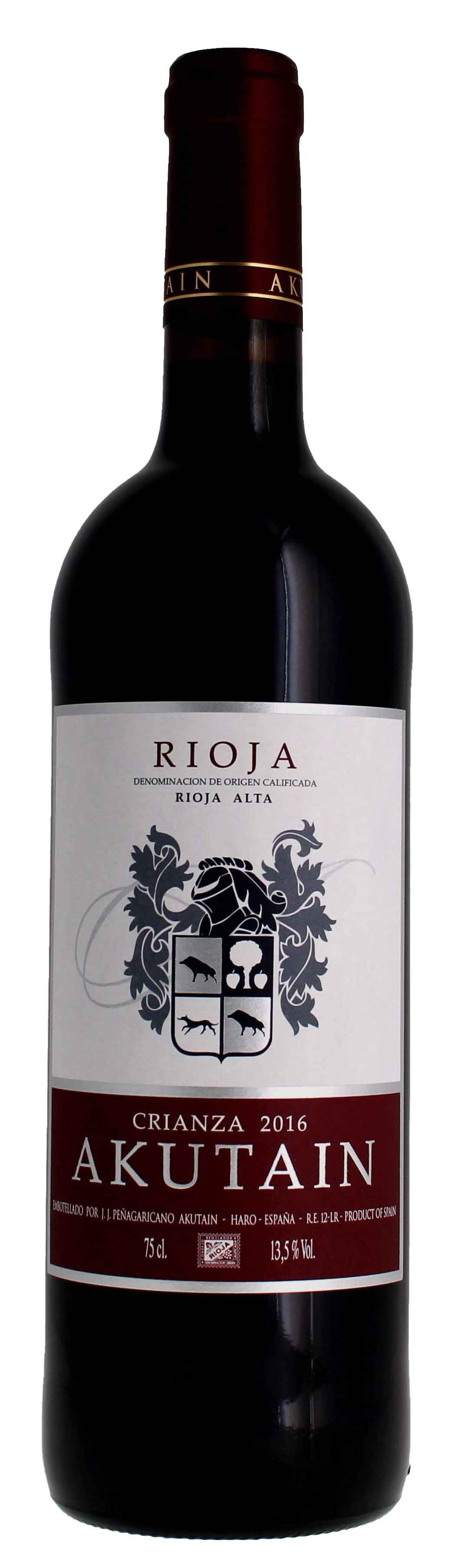 Martins Off Licence Akutain Crianza Rioja 2016