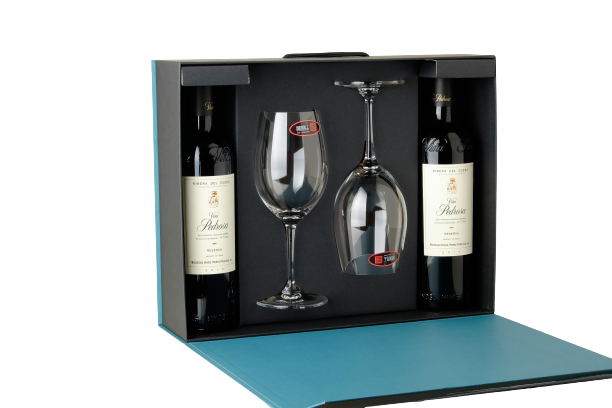 Vina Pedrosa Reserva Twin Set with 2 Glasses
