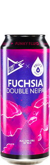 Funky Fluid Collab Polly's Brew- Fuchsia NEIPA 7.8% ABV 500ml Can