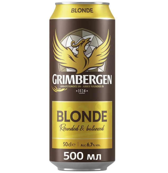 Grimbergen- Blonde Ale 6.7% ABV 500ml Can