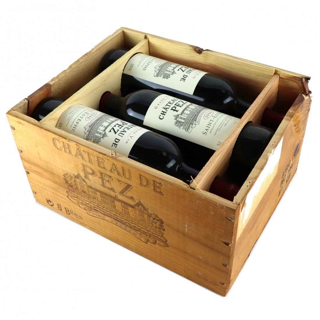 Château De Pez 2019 Bordeaux 6 bottle Wooden Case