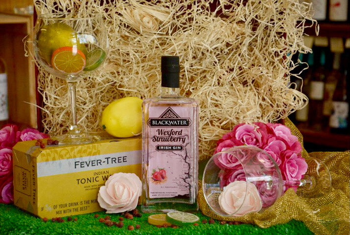 Martins Off Licence Blackwater Wexford Strawberry Irish Gin Hamper