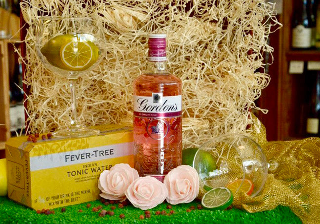 Martins Off Licence Gordons Pink Irish Gin Hamper