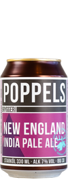 Poppels - Bryggeri New England IPA 7% ABV 330ml Can