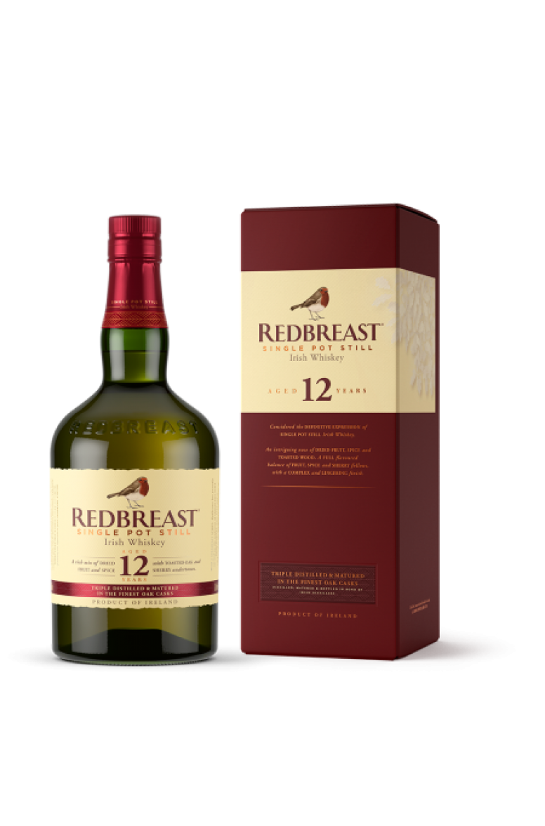Redbreast 12 Year Old Single Pot Still Irish Whiskey 700 ml, 40% ABV