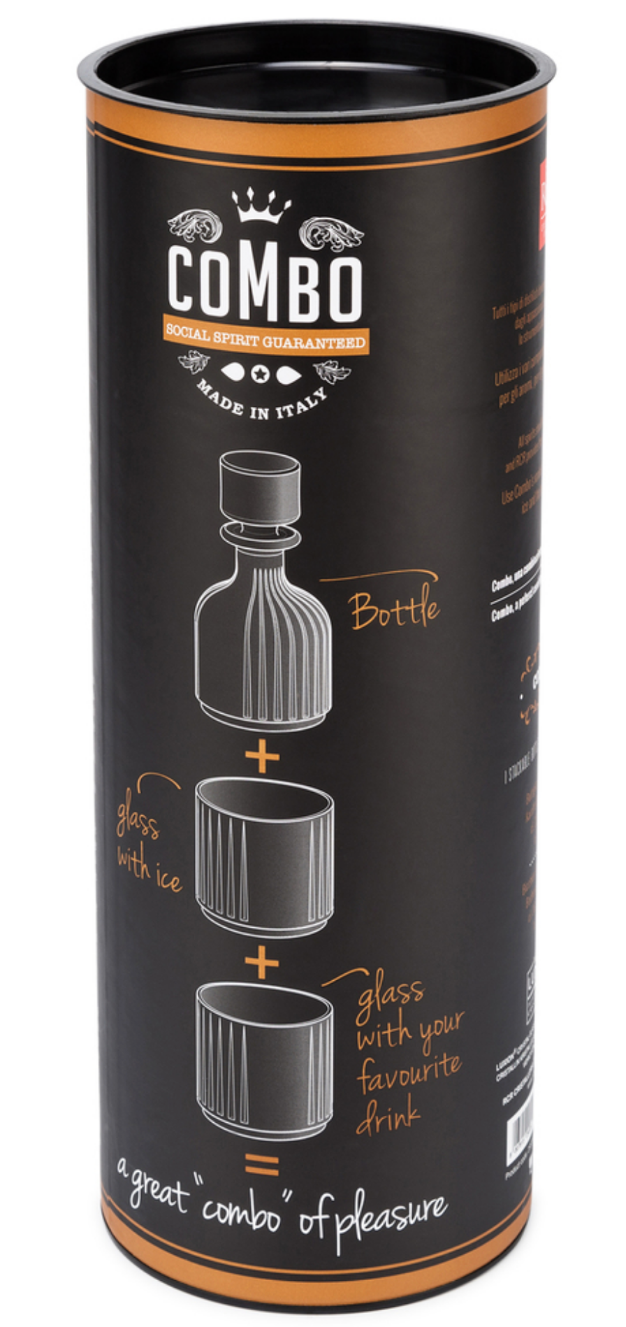 RCR 'Combo' Whiskey Decanter Kit