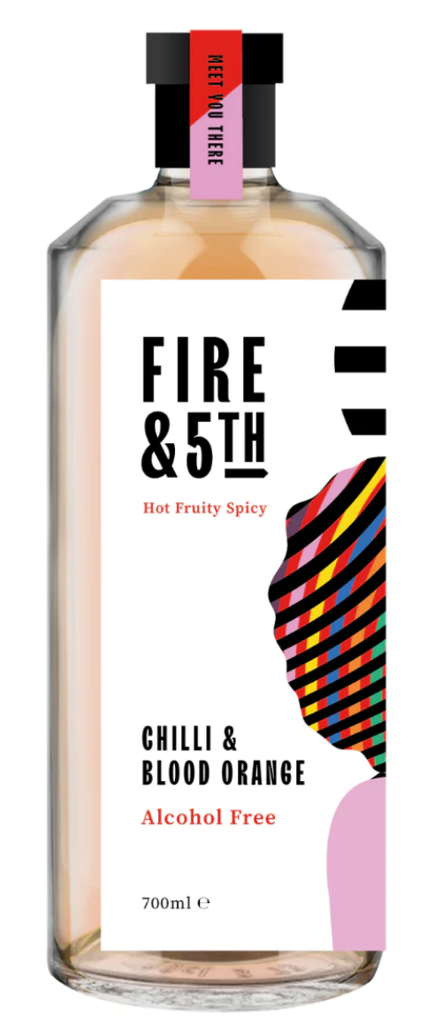 Fire&5th Chilli & Blood Orange Non-Alcoholic Spirit Alternative 700ml