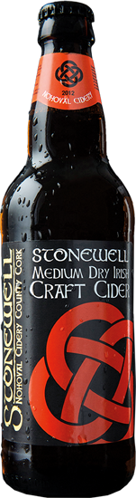 Stonewell Medium Dry Irish Craft Cider 5.5% ABV 500ml Bottle
