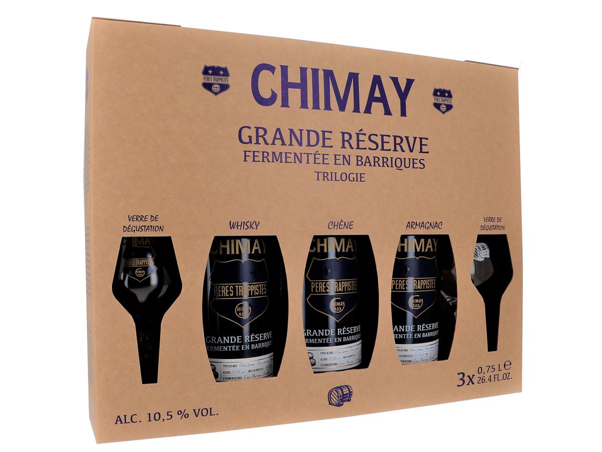 Chimay Sampler Grande Réserve Trilogy 750ml Gift Pack 10% ABV