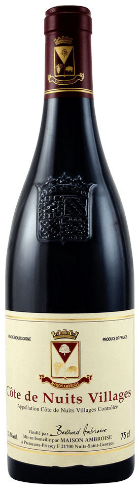 Bertrand Ambroise Côte de Nuits Villages Organic Rouge