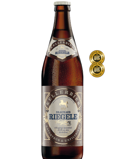Riegele - Kellerbier Unfiltered Cellar Ale 5.0% ABV 500ml Bottle