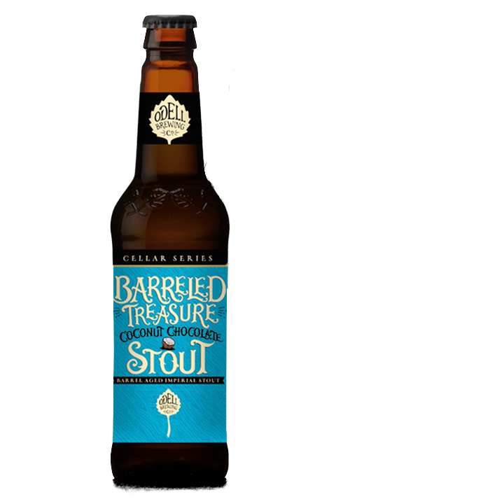 Odell- Barreled Treasure Coconut Chocolate Stout 11% ABV 355ml Bottle