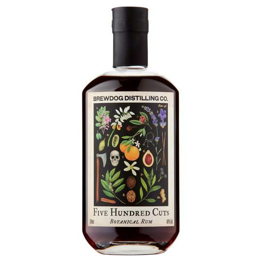 Brewdog Distilling Co. - Five Hundred Cuts Botanical Rum 40% ABV 700ml Bottle