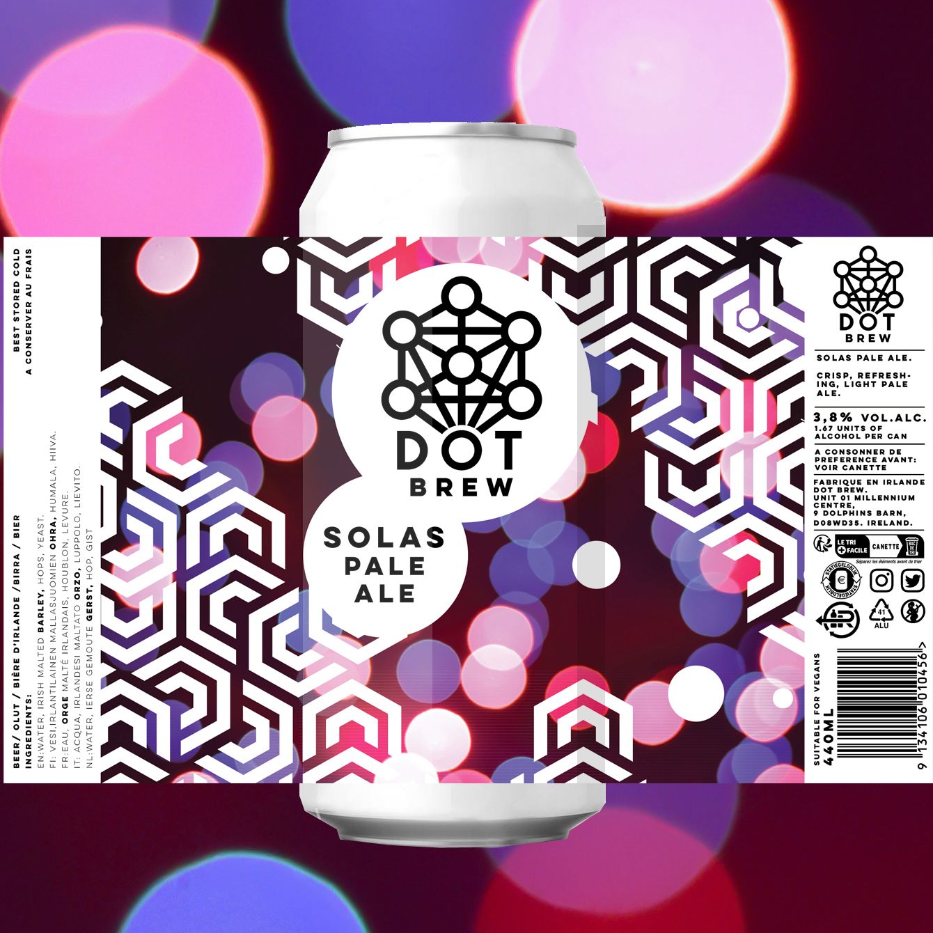 Dot Brew - Solas Pale Ale 4% ABV