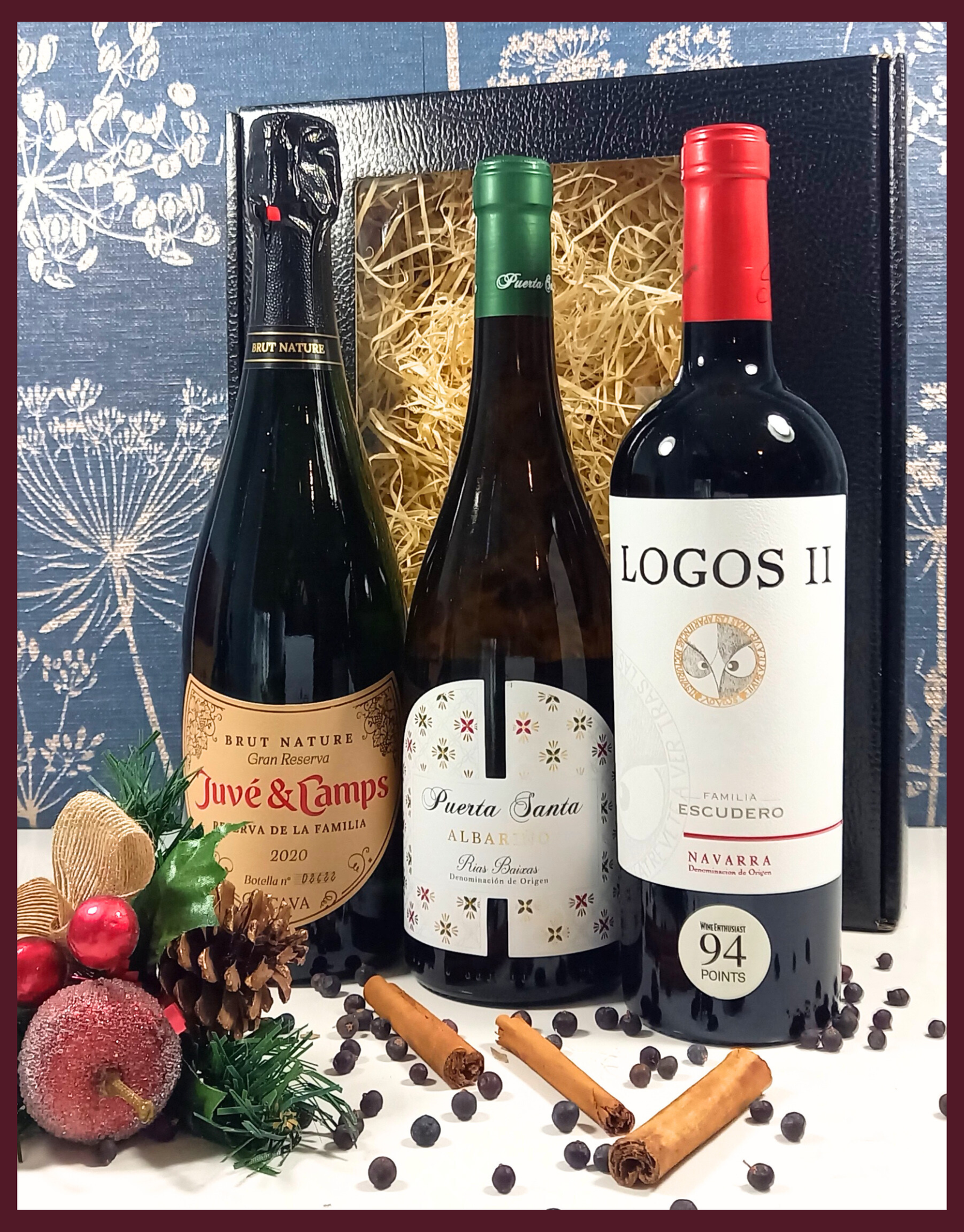 Elegant Spanish Wine Trio Gift Pack