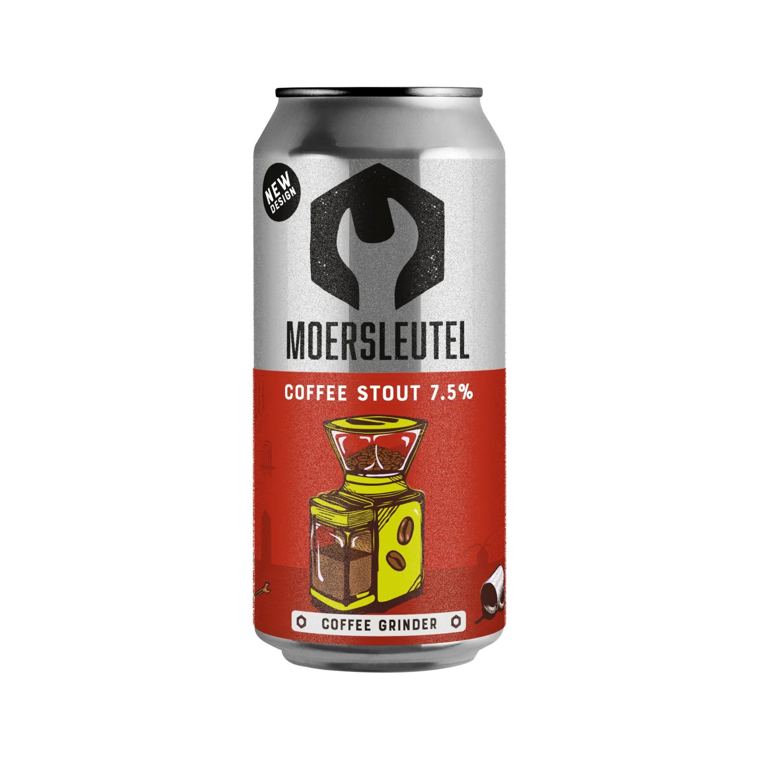 Moersleutel Craft Brewery- Coffee Grinder Stout 7.5% ABV 440ml Can - Martins Off Licence