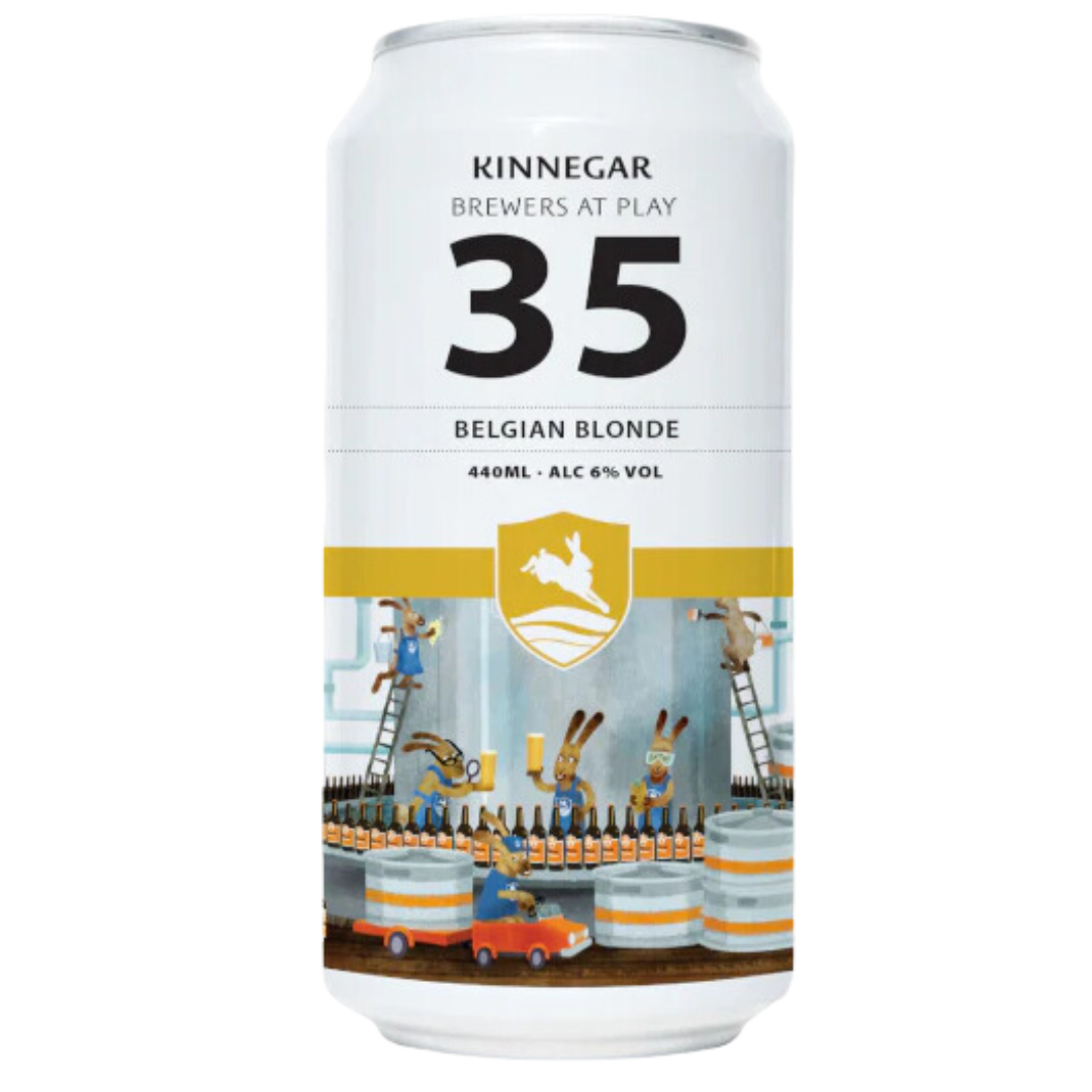 Kinnegar Brewing- Brewers At Play No. 35 Belgian Blonde 6% ABV 440ml Can