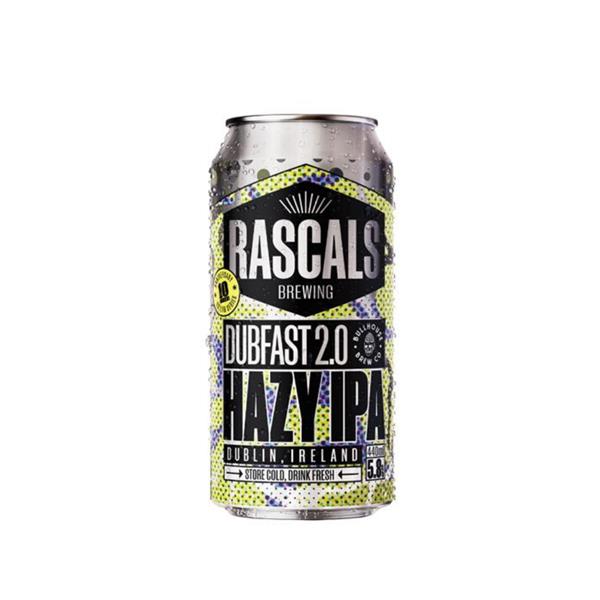 Rascals - Dubfast 2.0 Hazy IPA 5.8% ABV 440ml Can Rascals - Dubfast 2.0 Hazy IPA 5.8% ABV 440ml Can
