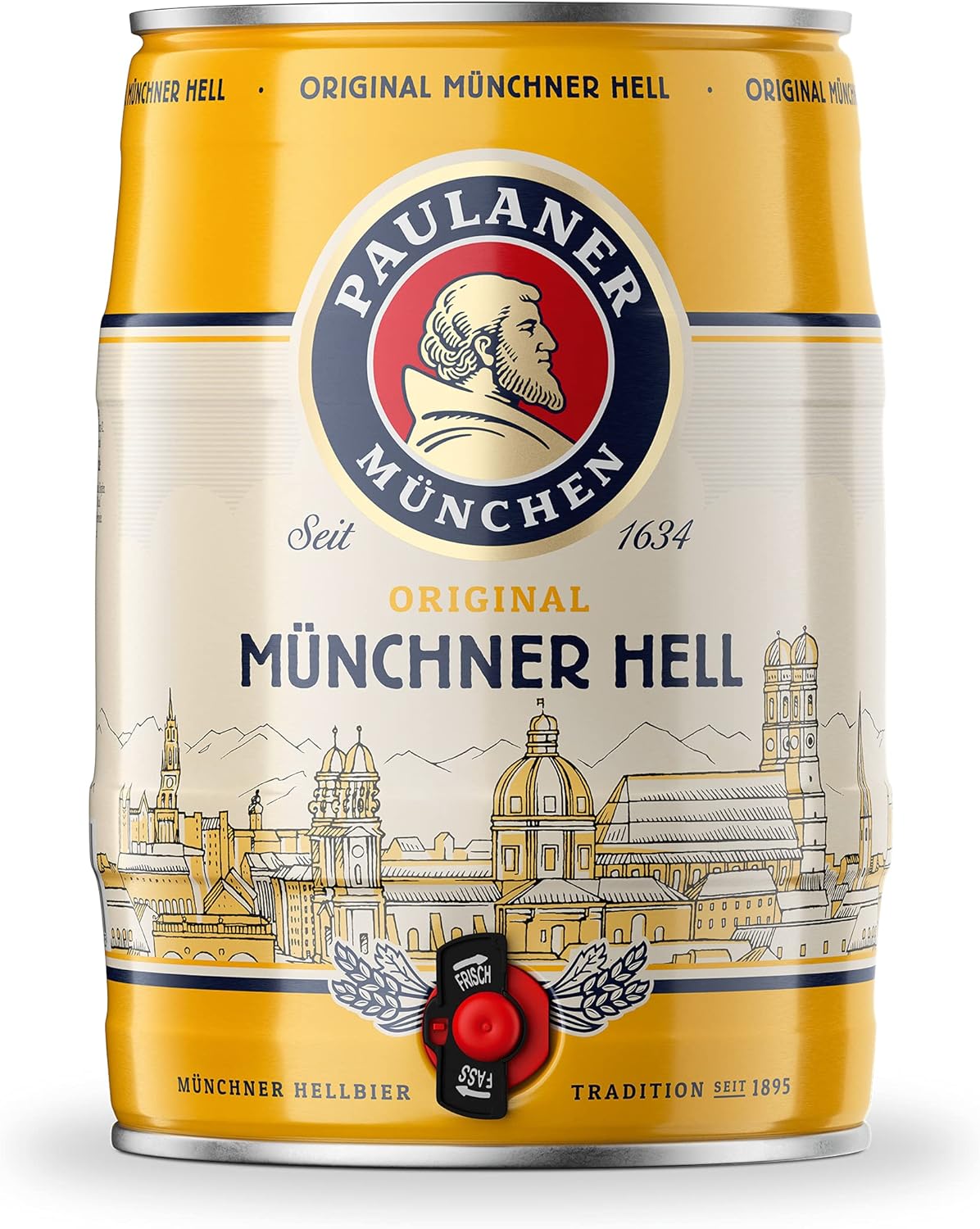 Paulaner- Munchner Hell  5L Mini-Keg 4.9% ABV